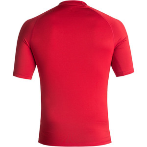 Quiksilver All Time Short Sleeve Rash Vest QUICK RED EQYWR03033